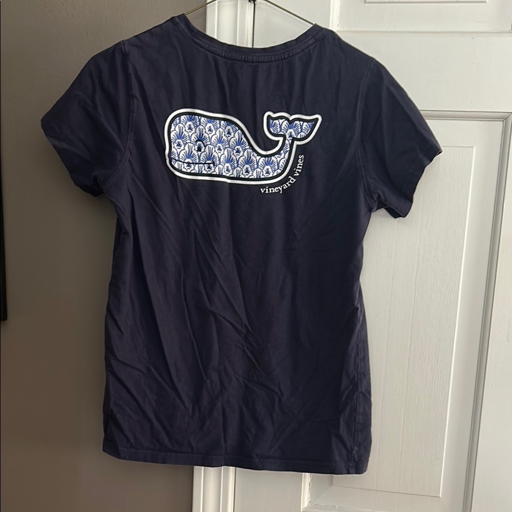 Vineyard Vines Navy Blue Whale T-Shirt